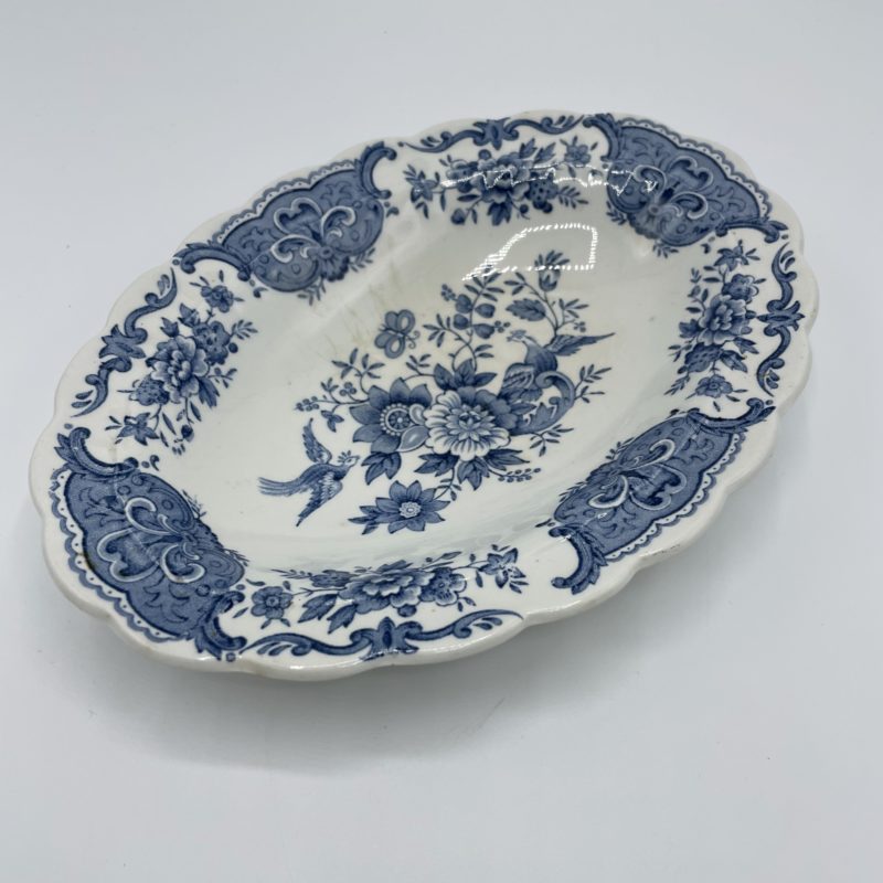 plat ovale porcelaine vintage anglais