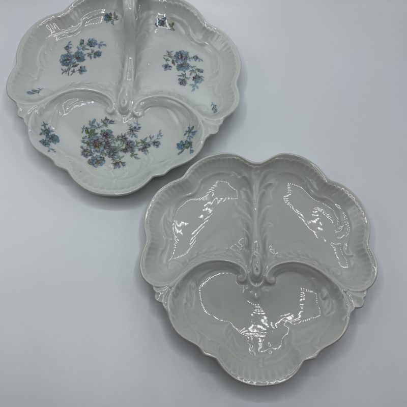 plat service vintage porcelaine limoges