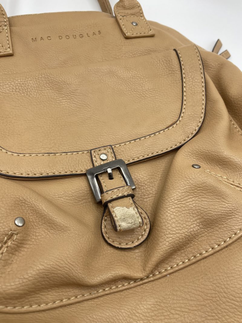 Sac à main en cuir souple beige MAC DOUGLAS – Image 10