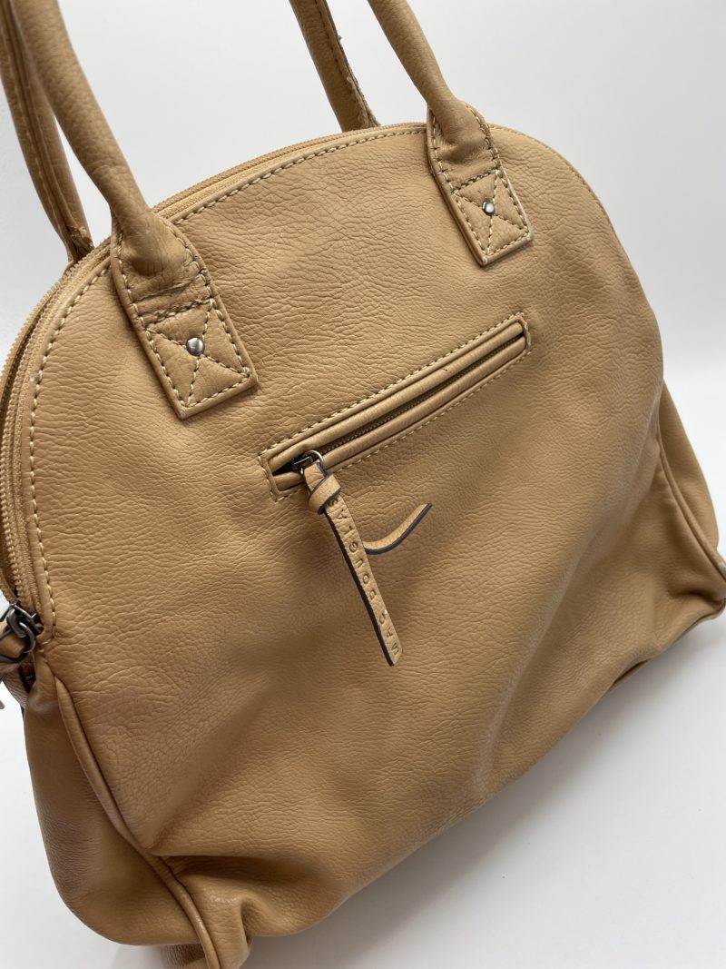 Sac à main en cuir souple beige MAC DOUGLAS – Image 9