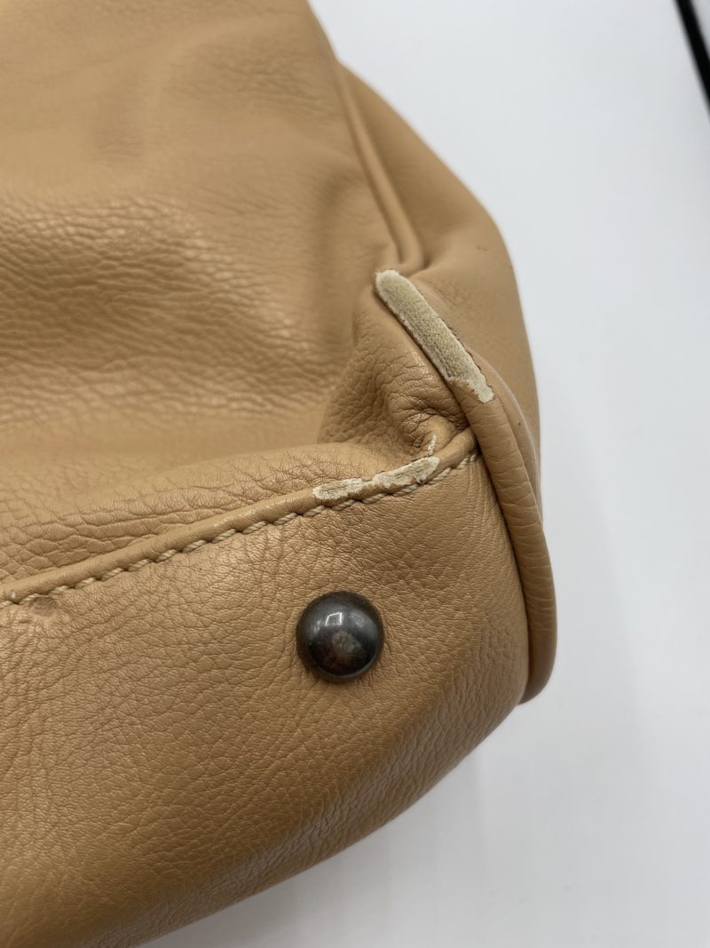 Sac à main en cuir souple beige MAC DOUGLAS – Image 6