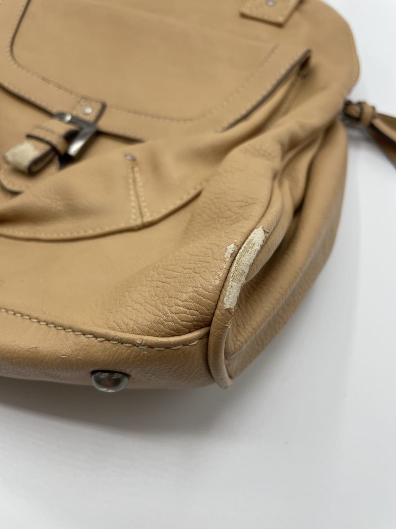 Sac à main en cuir souple beige MAC DOUGLAS – Image 12