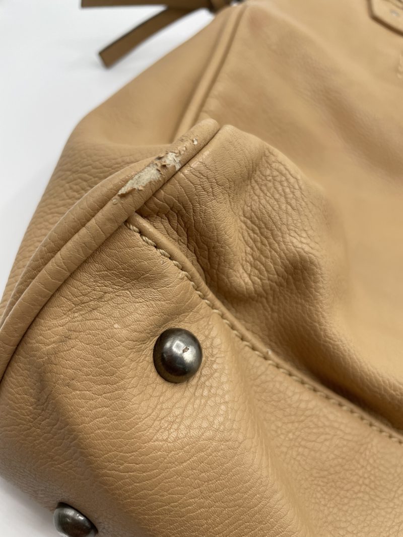 Sac à main en cuir souple beige MAC DOUGLAS – Image 11