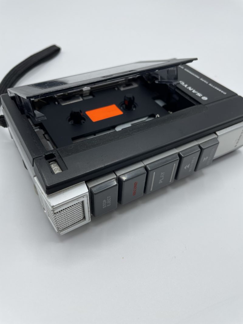 Enregistreur cassette vintage Sanyo cassette tape recorder M1001 – Image 3