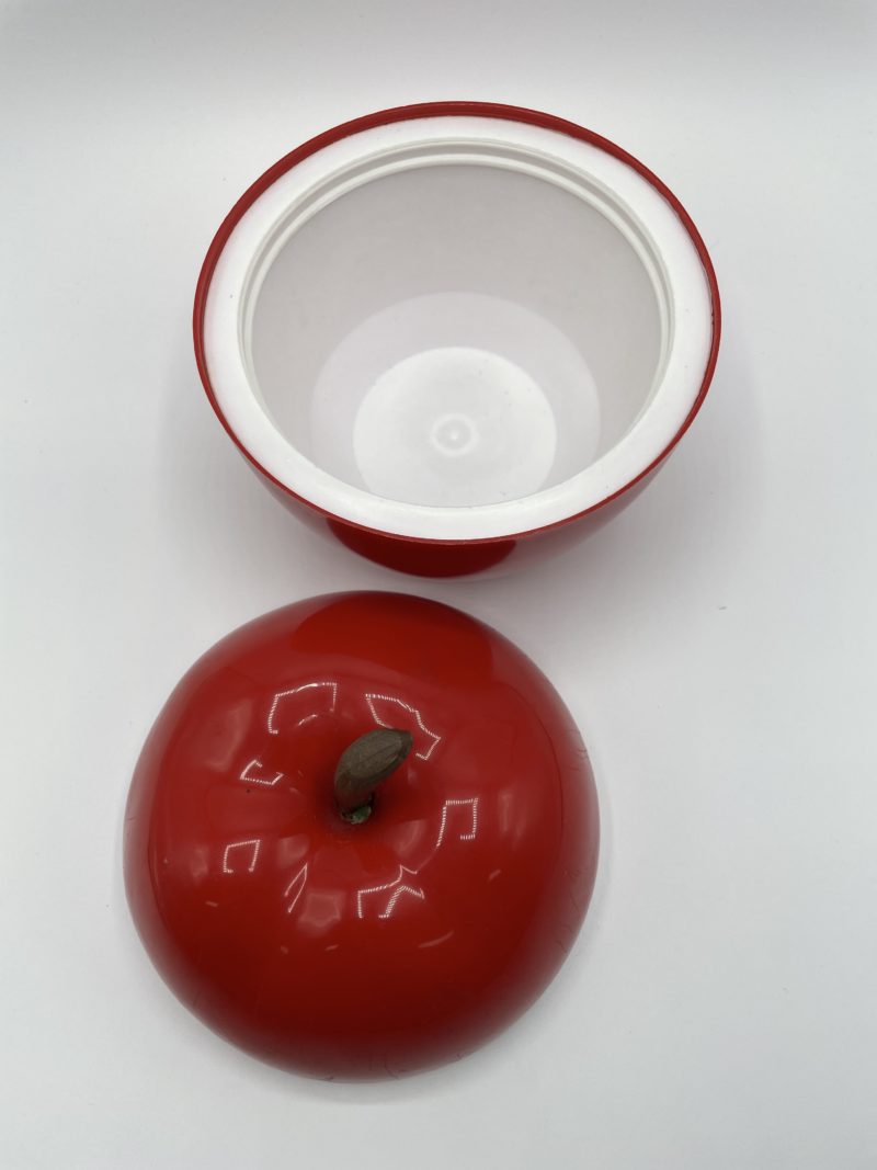 Seau à glaçons vintage pomme rouge – Image 2