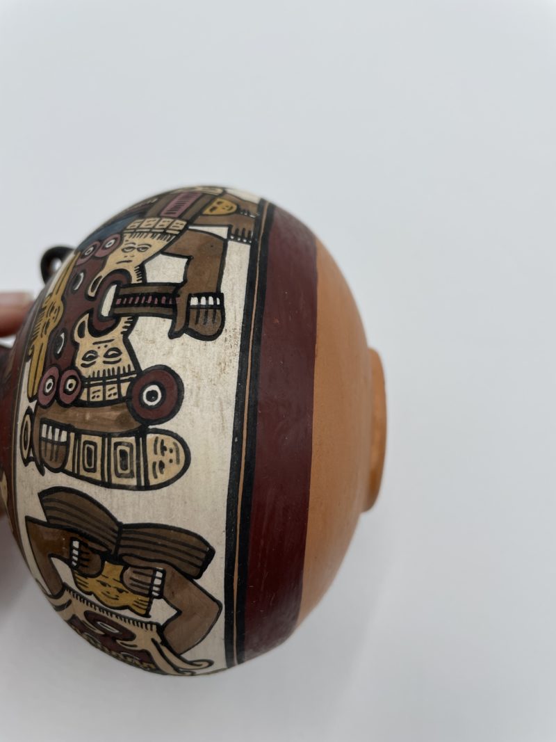 Soliflore artisanal ethnique terre cuite Pérou – Image 7
