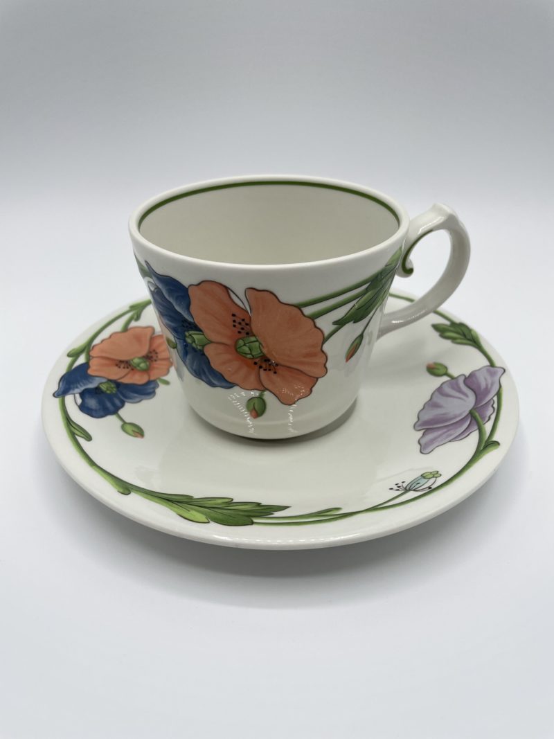 tasse soucoupe villeroy boch amapola