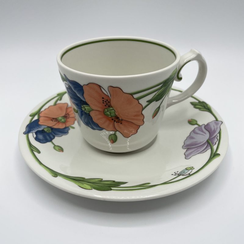 tasse soucoupe villeroy boch amapola