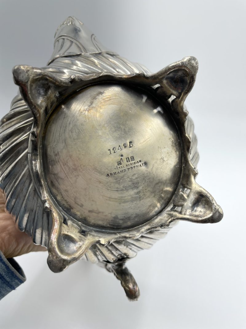 Duo théières vintage métal argenté ARMAND FRENAIS – Image 6