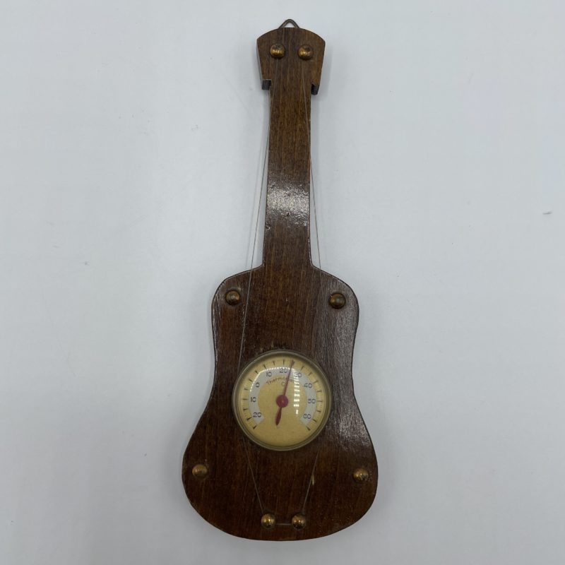 thermometre guitare bois