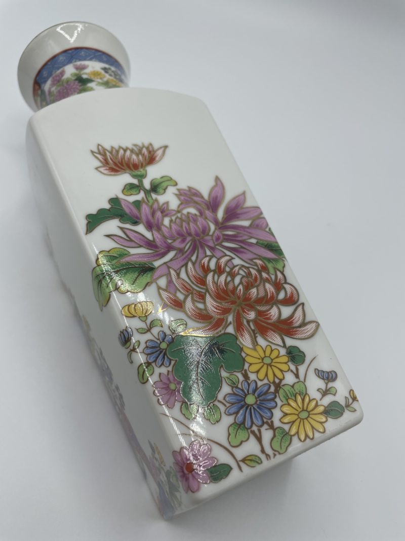 Vase porcelaine japonaise voiture fleur de cerisier – Image 7
