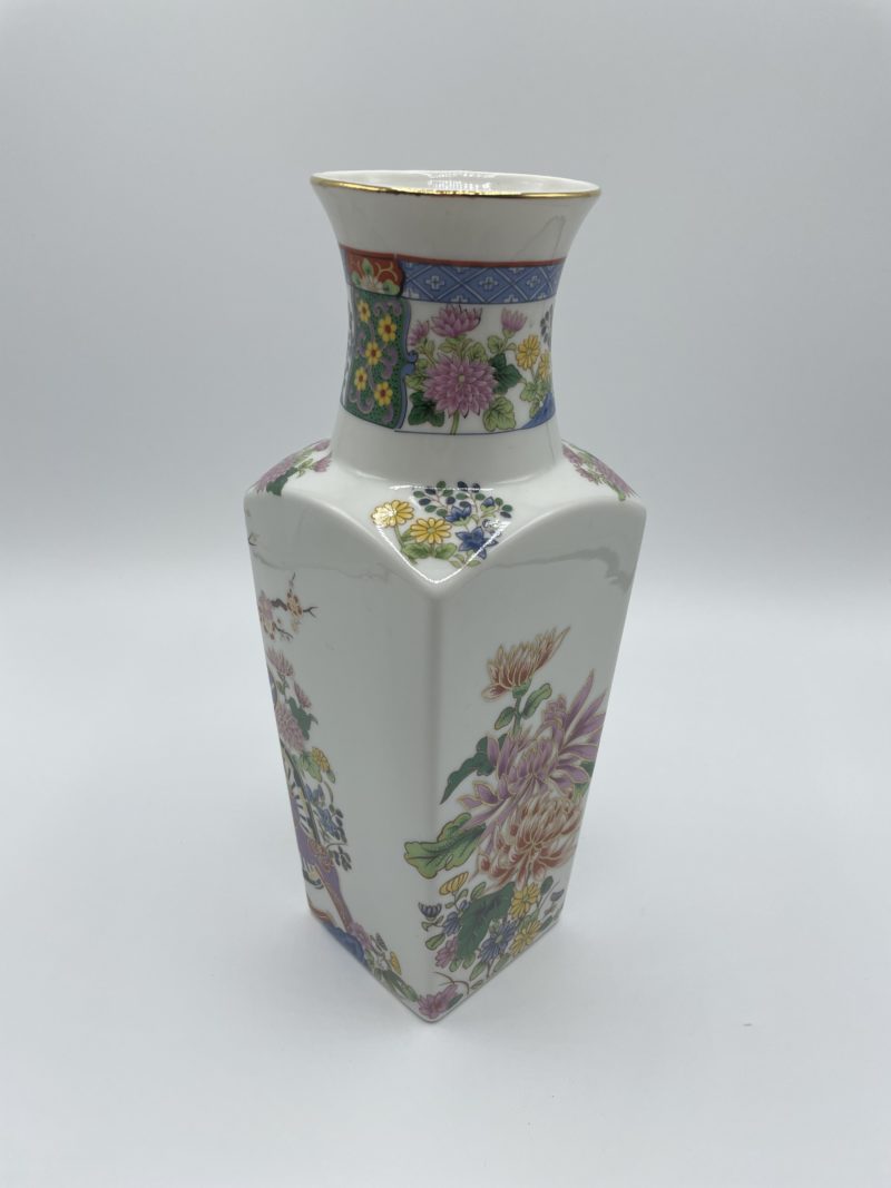 Vase porcelaine japonaise voiture fleur de cerisier – Image 3