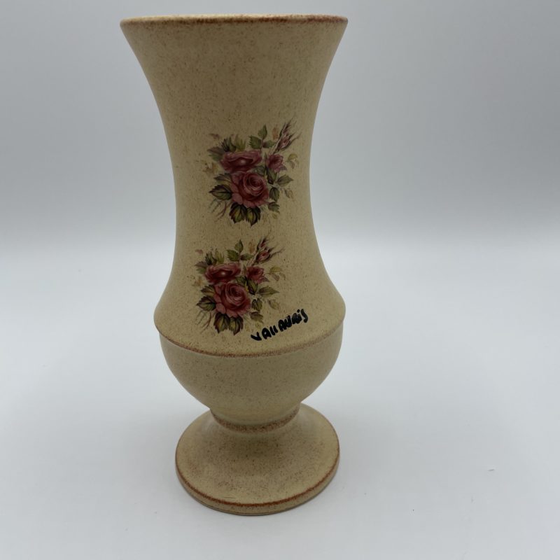 vase vallauris deco roses vintage