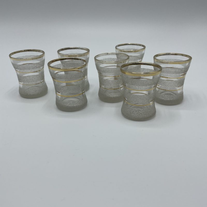 verre shot givre vintage retro art deco