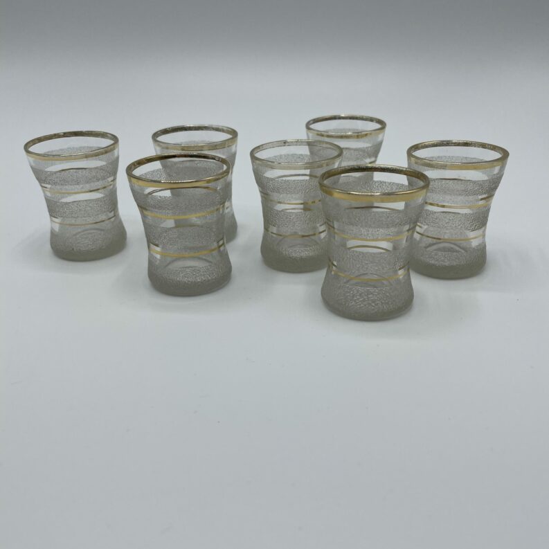 verre shot givre vintage retro art deco