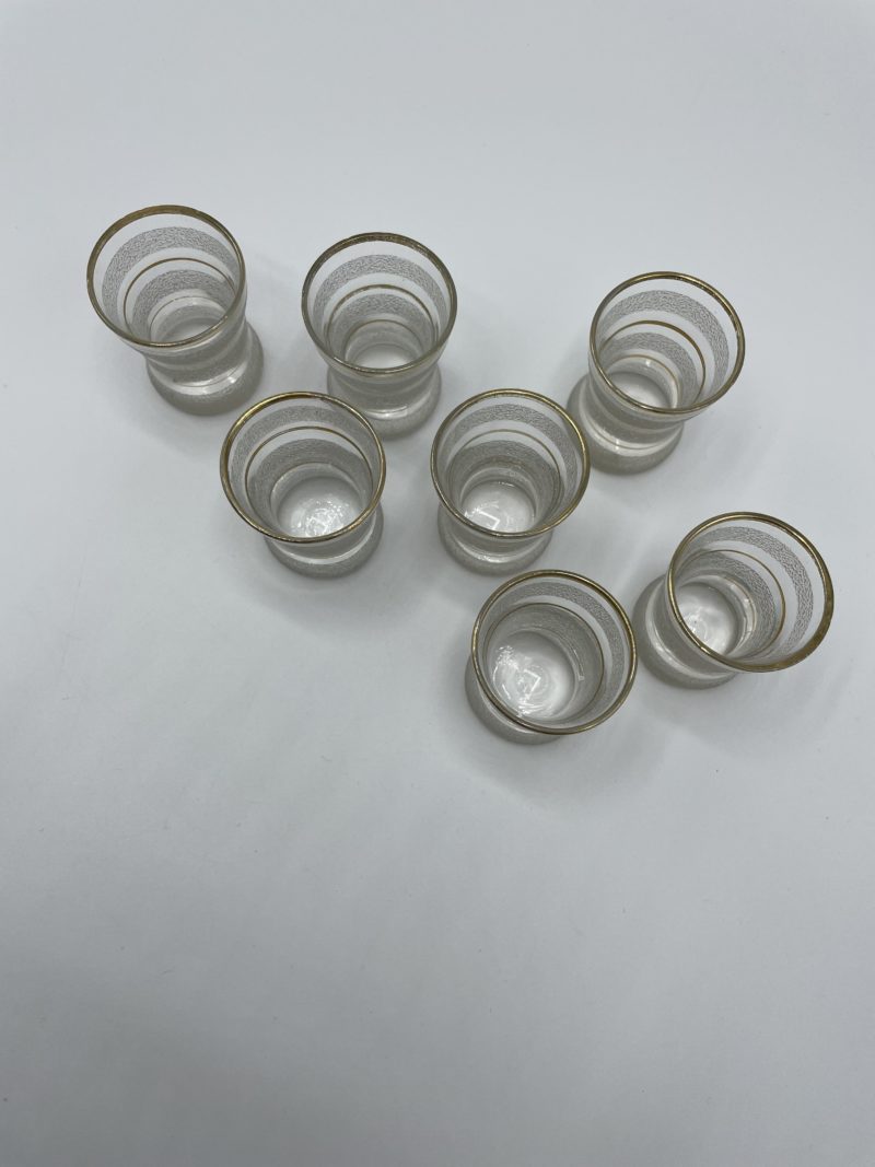 Petits verres à shot givrés vintage – Image 4