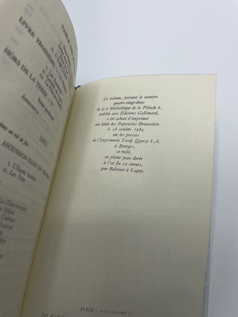 Victor Hugo – La légende des siècles / La fin de Satan / Dieu – Bibliothèque de la Pléiade – Image 4