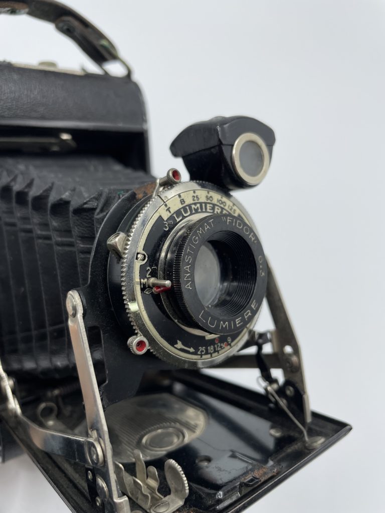 Appareil photo vintage Lumiere LUMIREX 1937 à soufflet ANASTIGMAT FIDOR ...