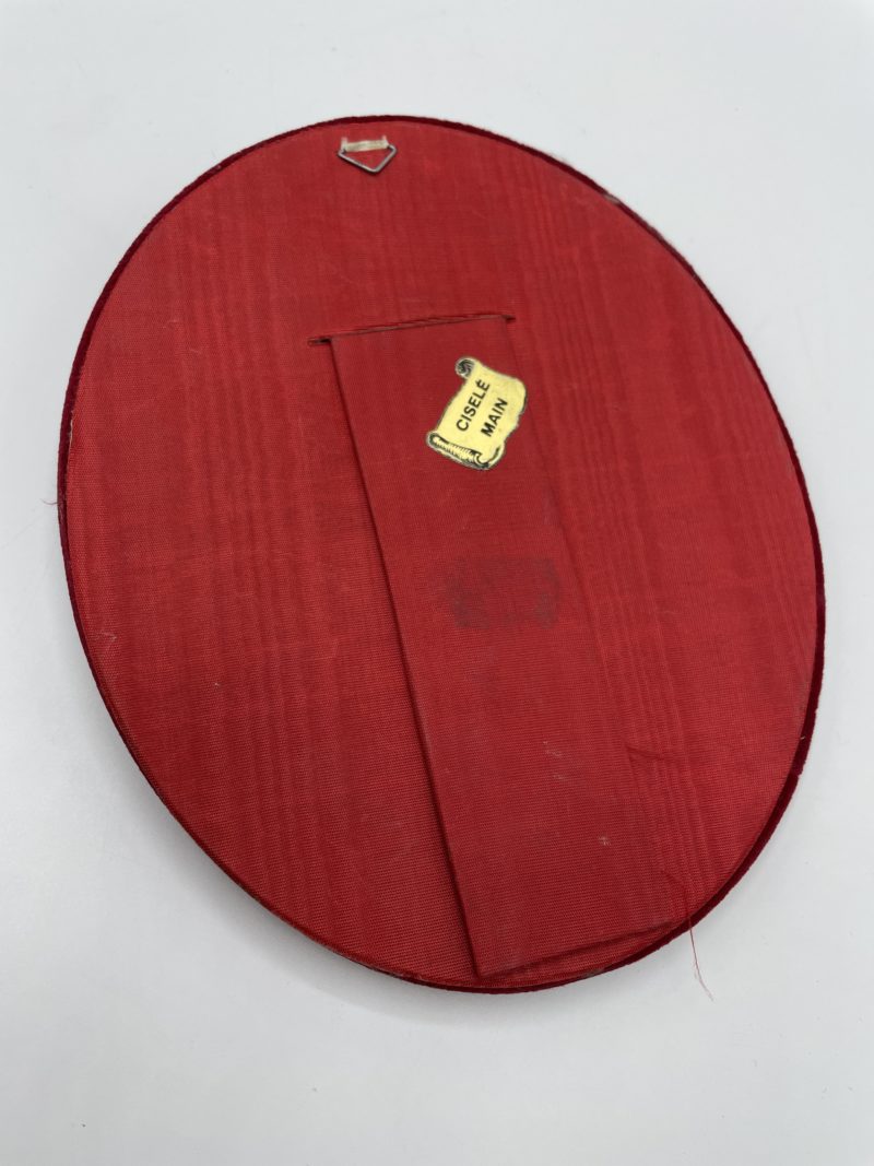 Cadre chevalet de dévotion Vierge Marie et velours rouge – Image 6