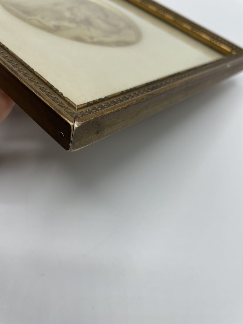 Petit cadre vintage gravure vintage sur papier – Image 6