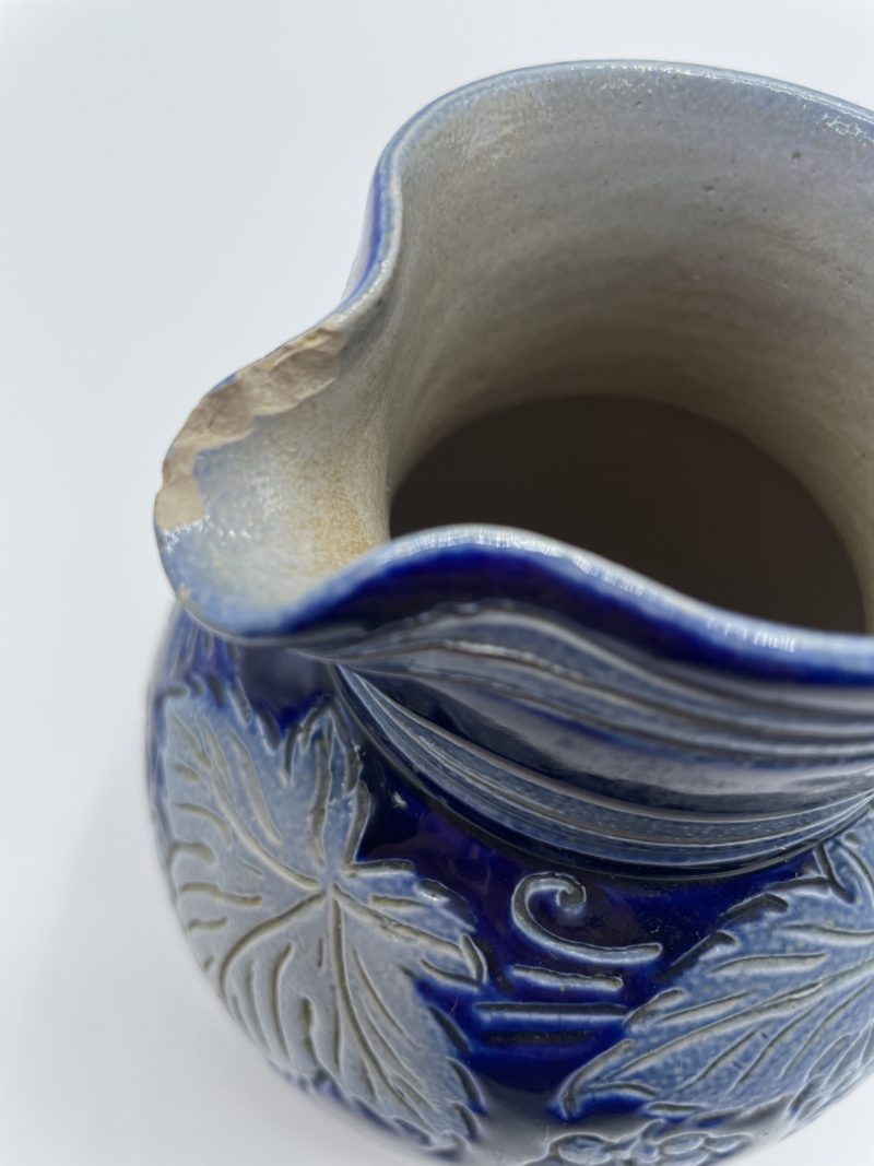 Carafe cruche pichet grès d'Alsace Betschdorf signée Krumeigh Remmy – Image 3