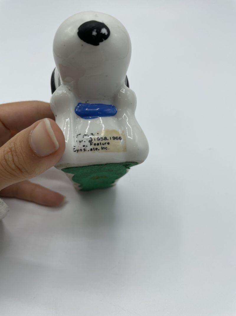 Figurine deco Snoopy céramique vintage – Image 3