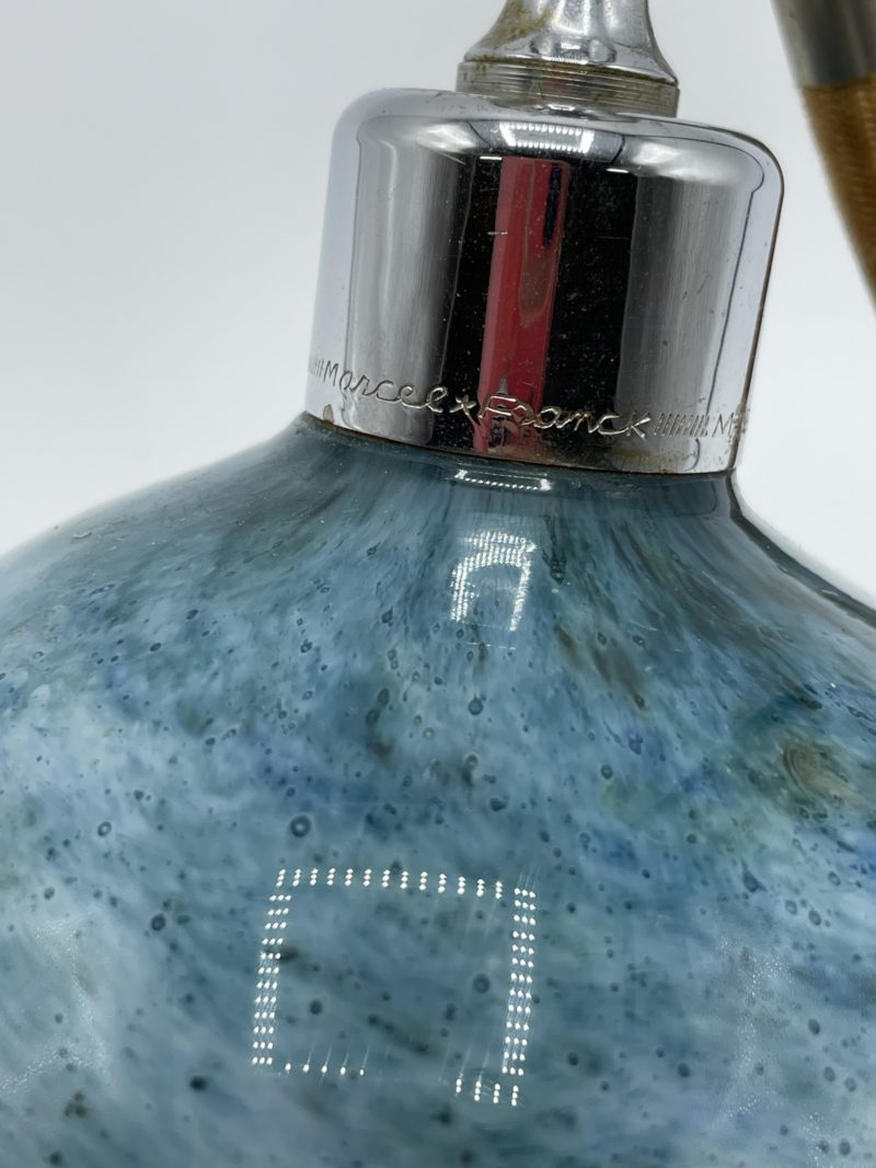 Vaporisateur pour parfum ancien vintage en verre boule Marcel et Franck – Image 5