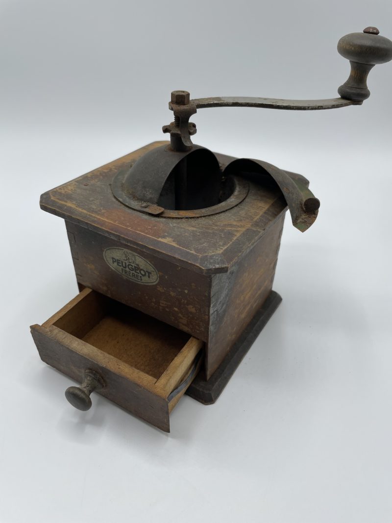 Moulin à café vintage ancien en bois Peugeot – Image 5
