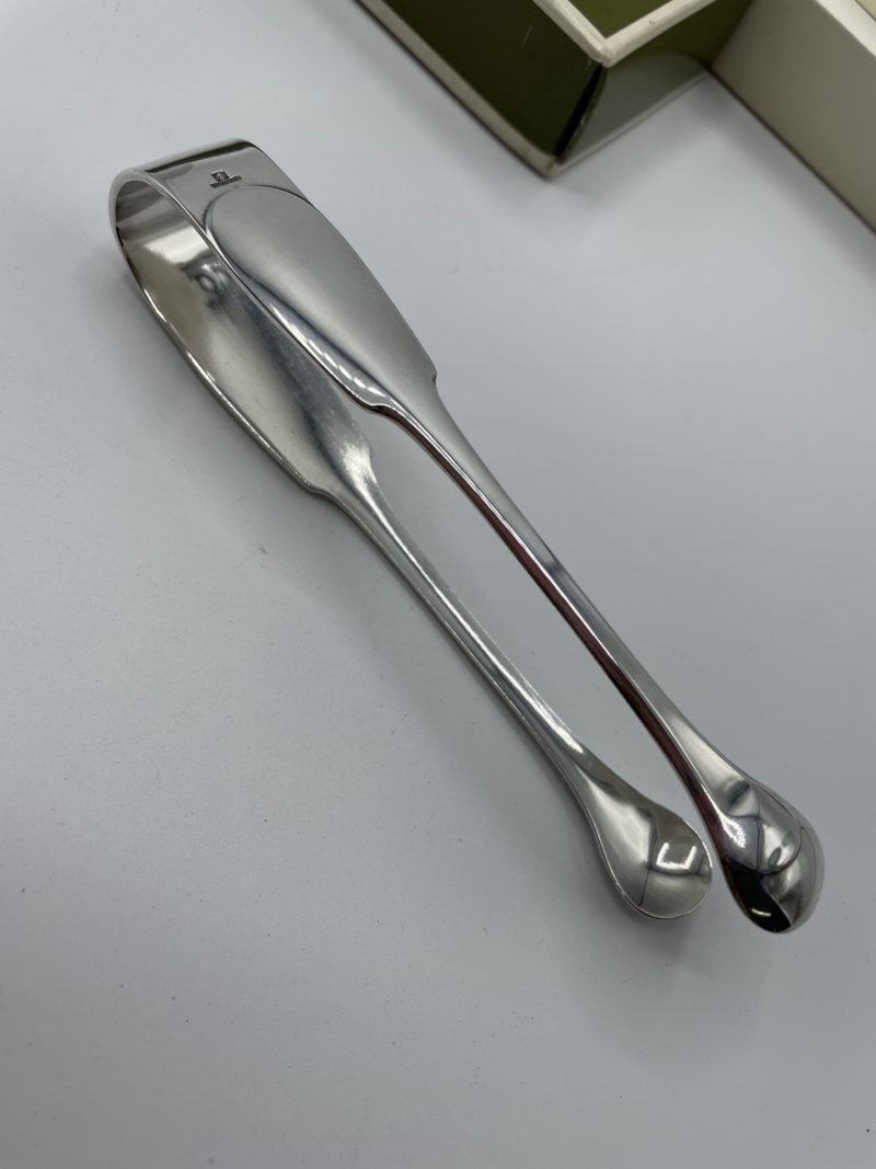 Pince à sucre en argent Christofle France modèle n°62 Cluny – Image 3