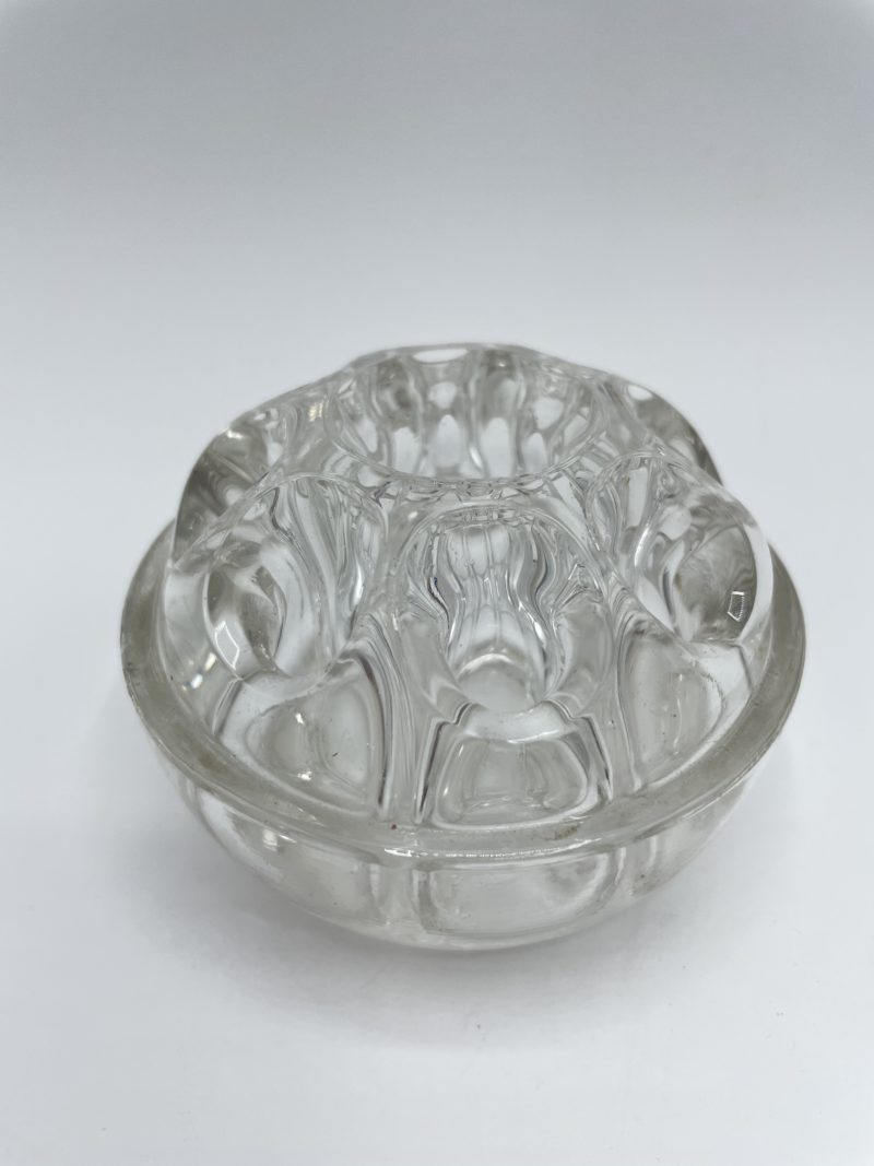 pique fleur verre boule transparent