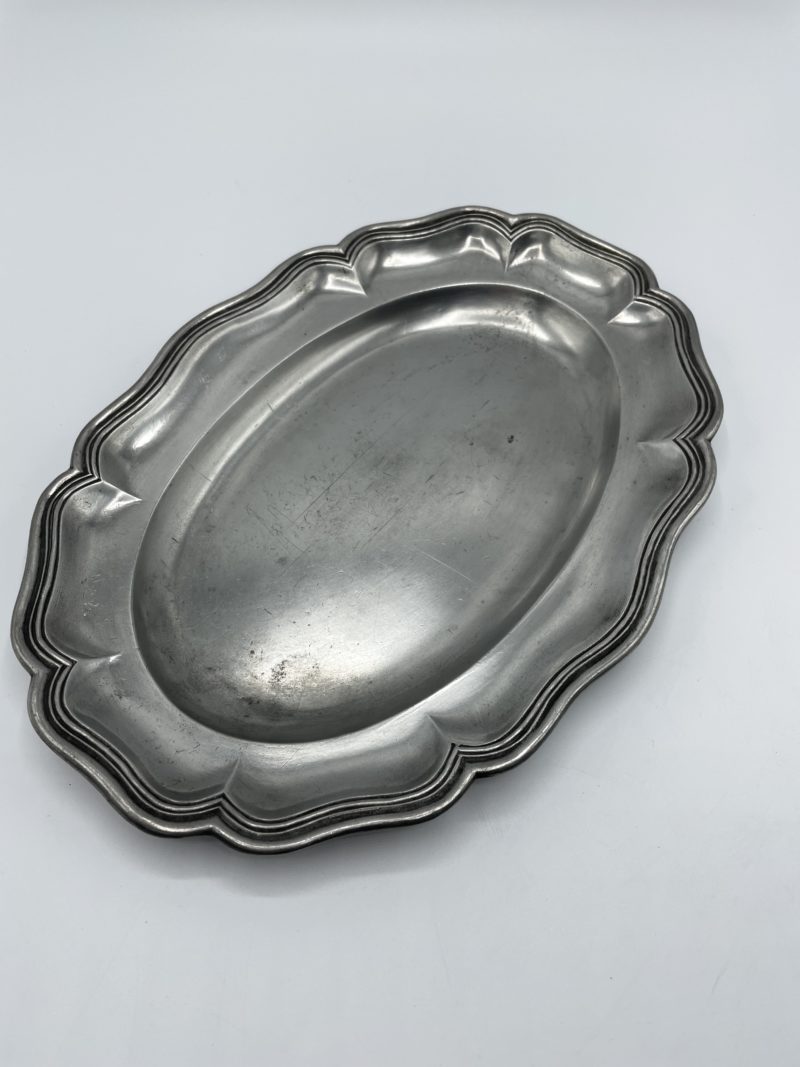 plateau service vintage argnterie metal argent