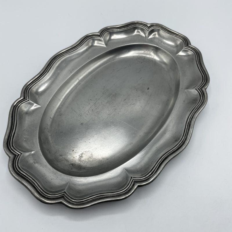 plateau service vintage argnterie metal argent