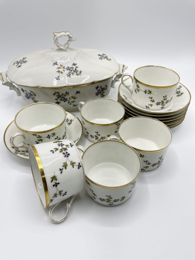 service vintage porcelaine soupiere