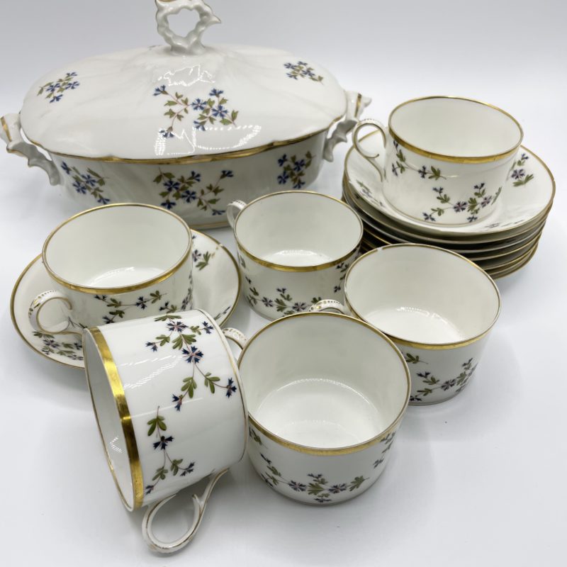 service vintage porcelaine soupiere