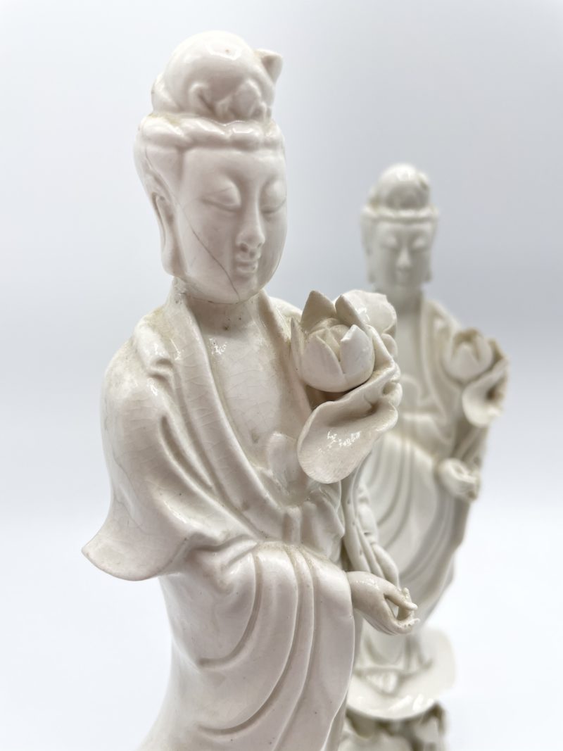 Statue blanc de Chine de la déesse GUANYIN – Image 3