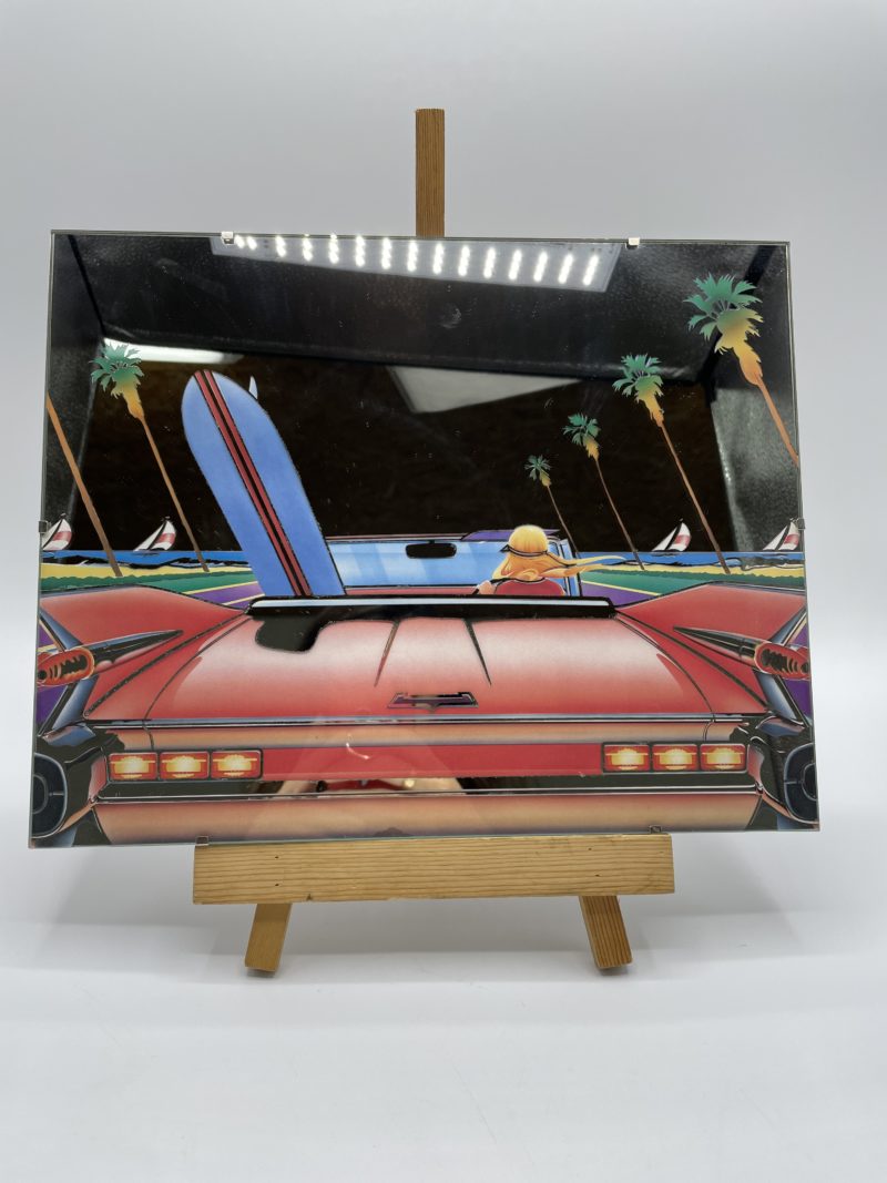 tableau miroir miami vitre voiture