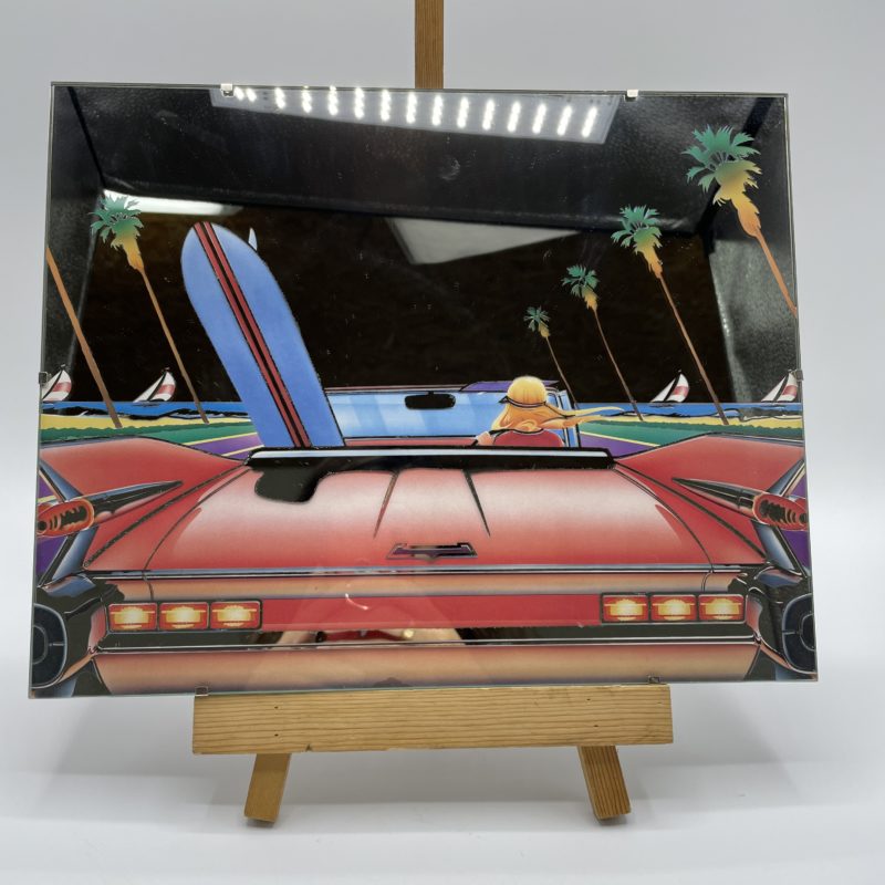 tableau miroir miami vitre voiture