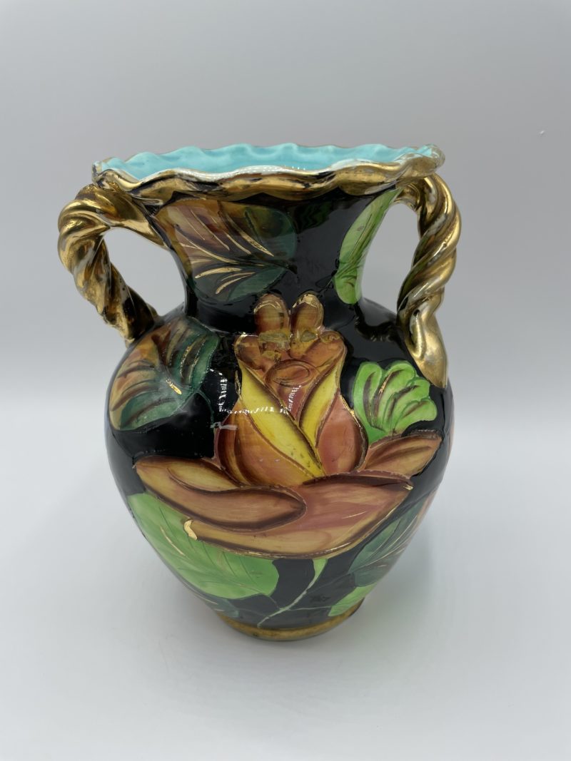 vase email cloisonne vallauris vintage