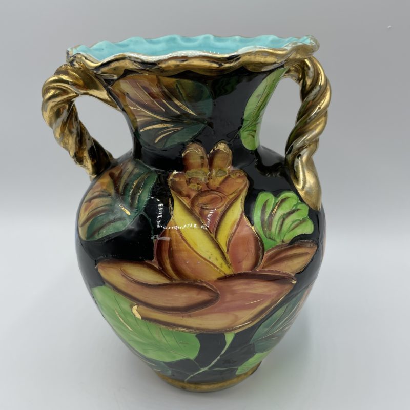 vase email cloisonne vallauris vintage