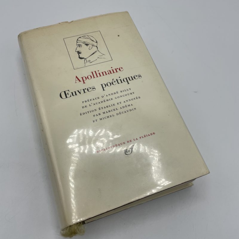 apollinaire bibliotheque la pleiade oeuvres poetiques collection