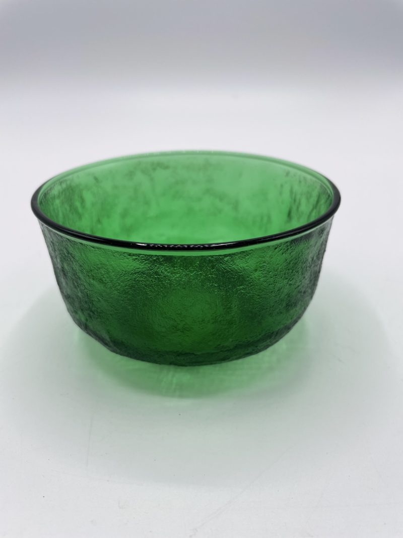 bol vintage verre vert arcoroc