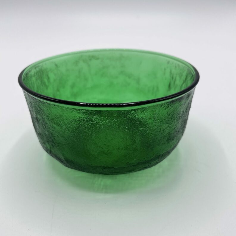 bol vintage verre vert arcoroc