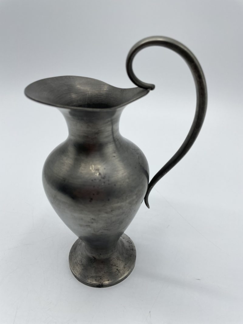 Petite carafe cruche en étain titre légal LH – Image 3
