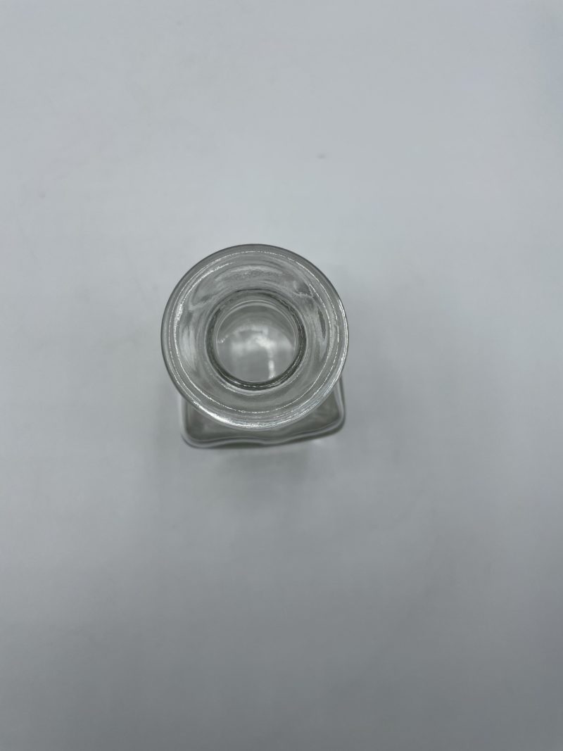 Carafe rectangulaire en verre vintage Ricard Anisette – Image 3
