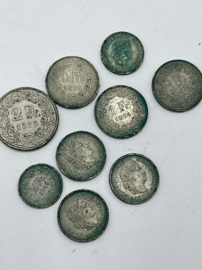 Collection de 14 pièces de monnaie anciennes numismatique – Image 3