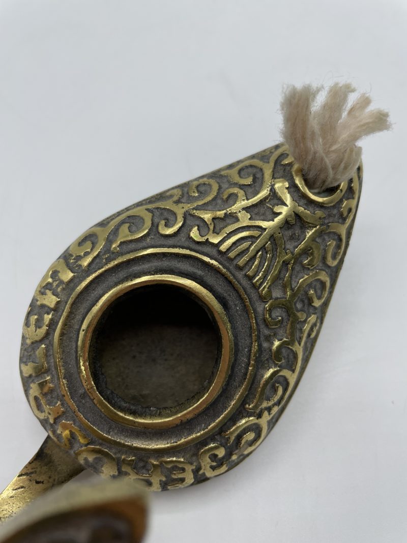 Petite lampe à huile laiton Jerusalem – Image 3