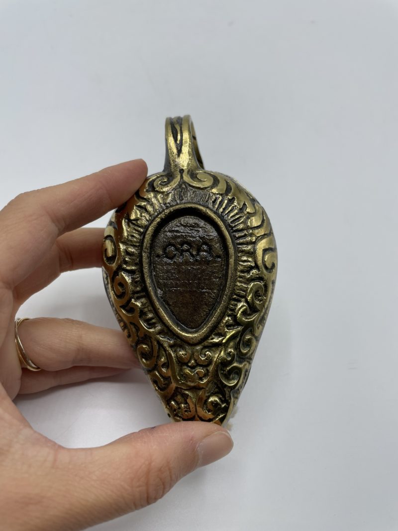 Petite lampe à huile laiton Jerusalem – Image 2
