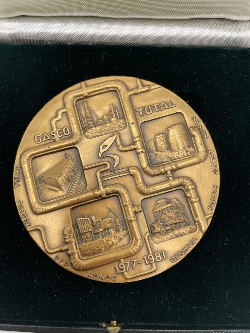 Médaille bronze Arthus Bertrand commémorative GASCO TOTAL – Image 4