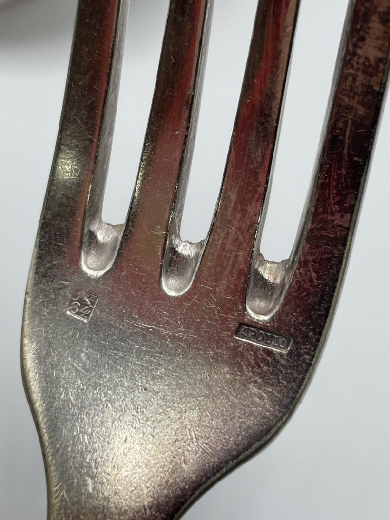 Ménagère de 12 pièces vintage cuillères et fourchettes en argent – Image 5
