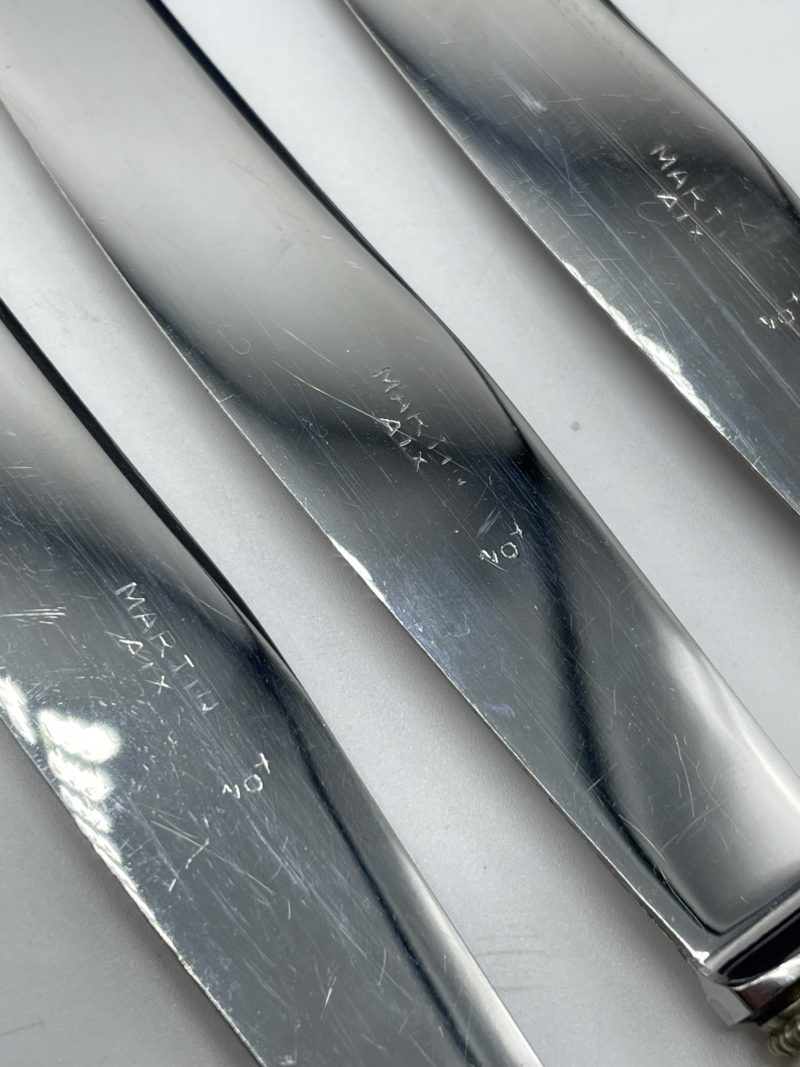 Ménagère vintage inox 24 couteaux – Image 3